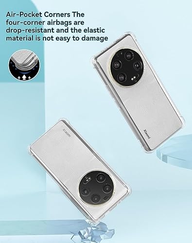 Miniatura 5 de Funda para Mi Xiaomi 13 Ultra Clear TPU Cuatro Esquinas Cubierta Protectora Transparente Suave