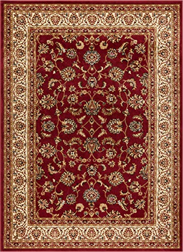 Well Woven Barclay Sarouk Red Traditional Area Rug 3'11'' X 5'3''