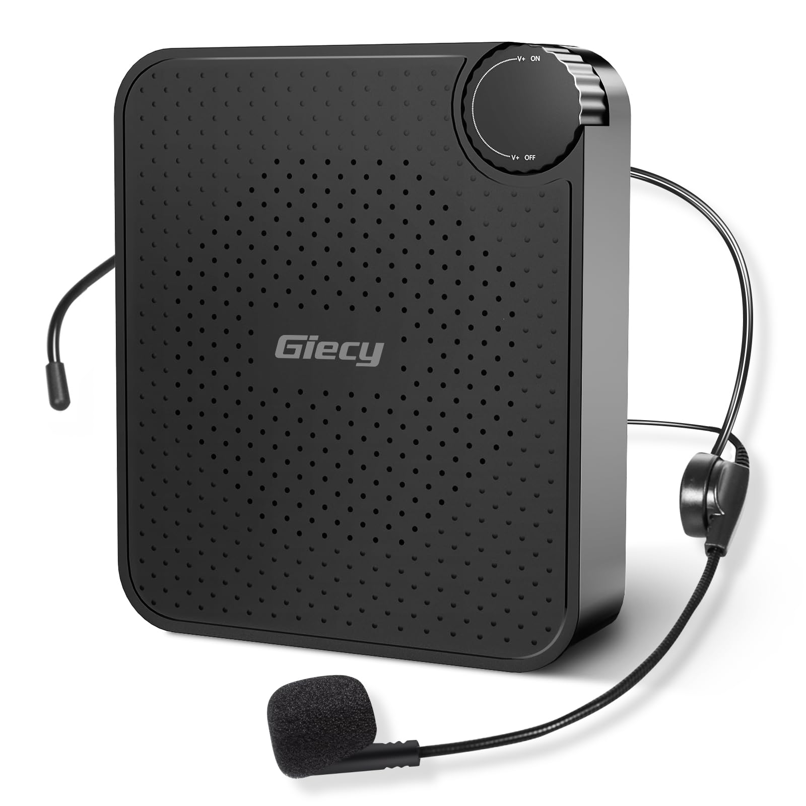 Amplificatore Vocale Portatile Leggerissimo con Microfono, Sistema PA,Cinturino Regolabile per Insegnanti,Guide,Fitness