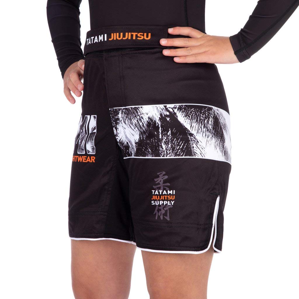 Tatami Fightwear Tropic Black Grappling Kids Shorts Ninos Pantalones Cortos Unisex Fitness BJJ Ropa Deportiva Boxeo Ejercicio