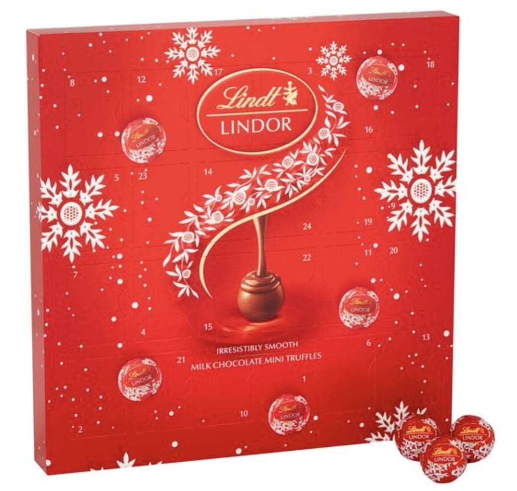 Buy Lindt Lindor Mini Milk Chocolate Christmas Advent Chocolate