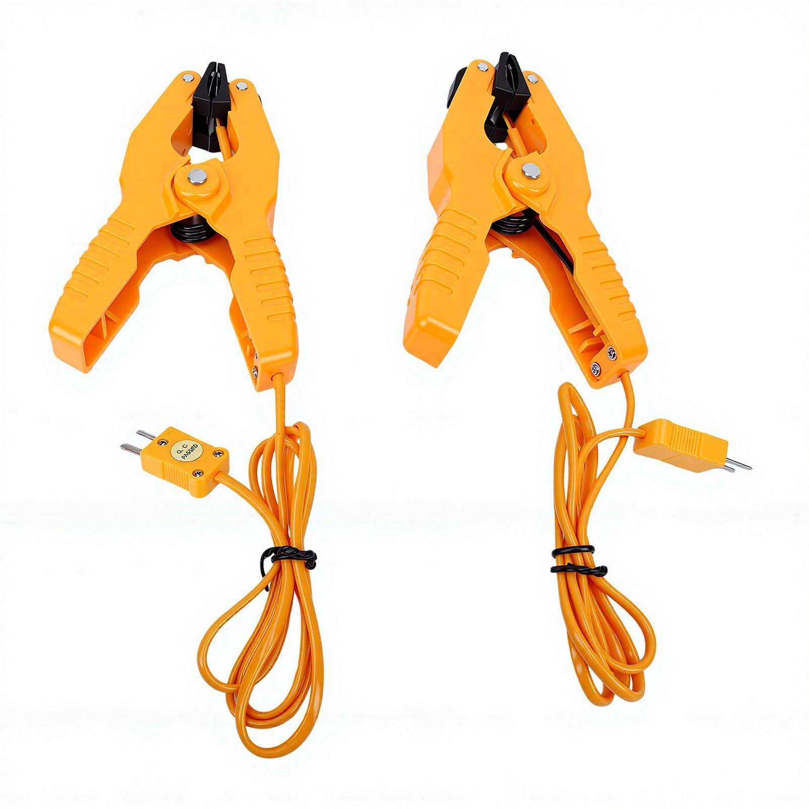 2 szt. Zaciski temperaturowe HVAC Typ K Termometr Zacisk rurowy Sonda termopary -20 ℃ do 200 ℃ -4 ℉ do 392 ℉
