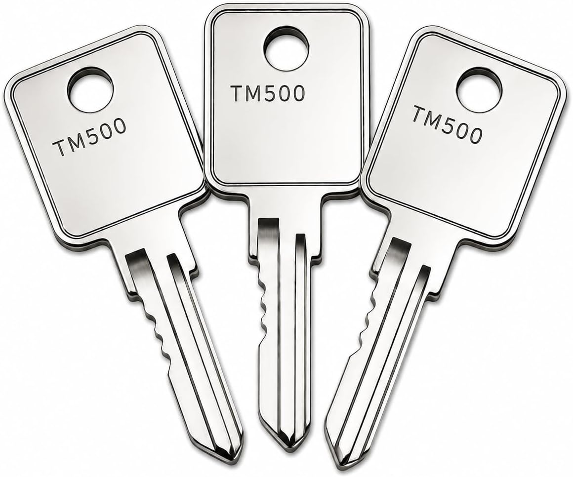 3-Pack TM500 Replacement Keys for TriMark 60-400 Compartment Doors RV Motorhome Utility Baggage
