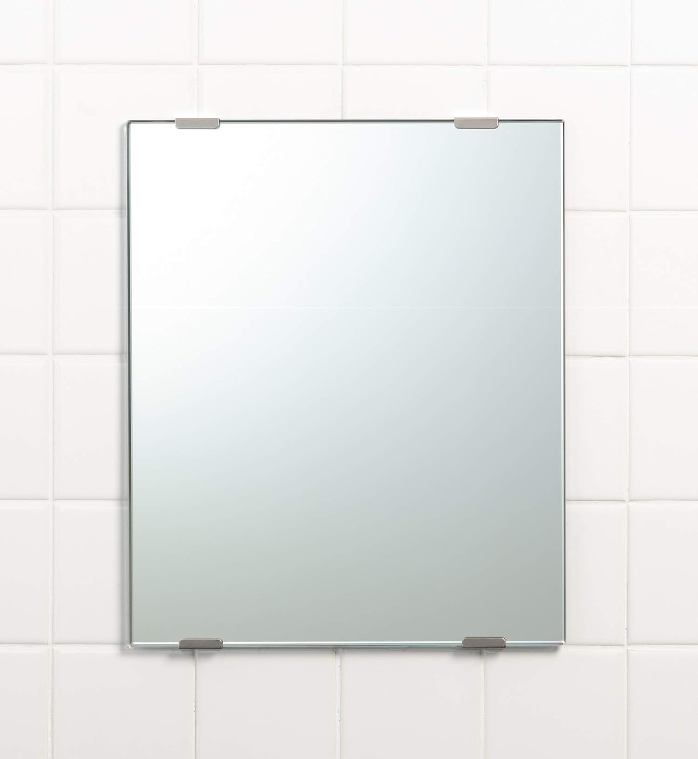 AR-1 Bathroom Bathroom Lavatory Heavy Duty Shatterproof AR Replacement Mirror, Height 14.4 x Width 12.0 x Thickness 0.2 inches (363 x 303 x 5 mm)