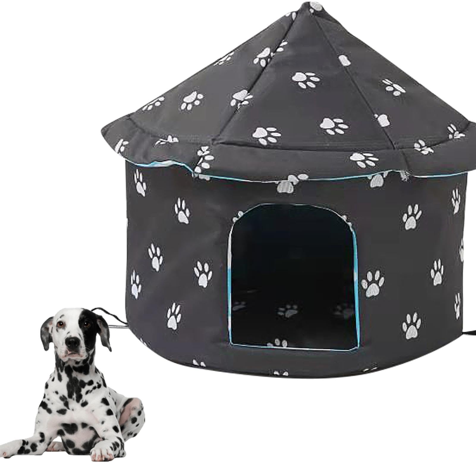 Outdoor Cat Shelter - Cat House For Outdoor Winterproof Weatherproof | Insulated For Outdoors, Winter Foldable Pet House | Warm Cat Shelter For F-eral Cats/Dogs | Removable Comfortable Cat Bed Outdoor