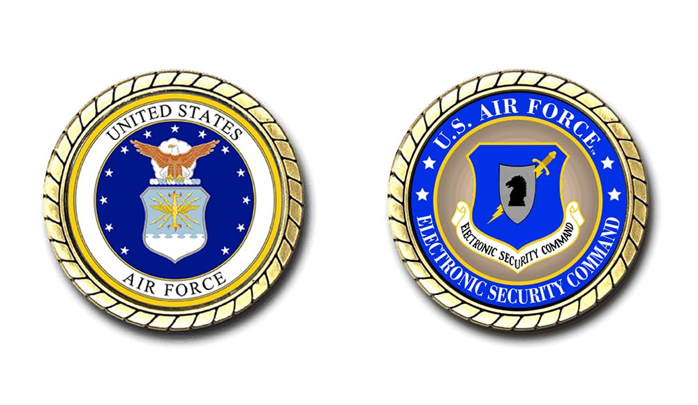 US Air Force Electronics Security Command Challenge Coin