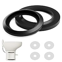 Vista 1 de 34120 Kit de sello de inodoro RV - Junta de bola de reemplazo compatible con Thetfords Aqua Magic Style II, Plus, Residence - Partes de goma a