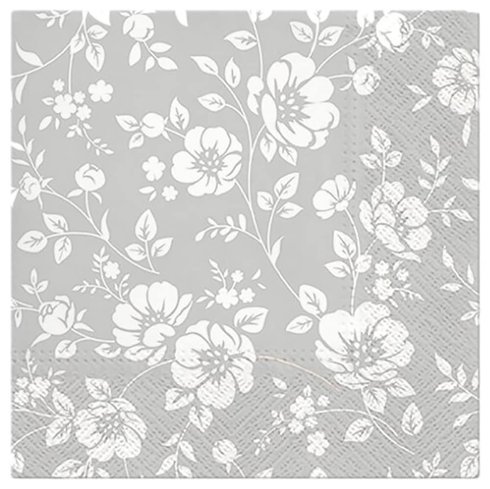Tete a Tete 3Ply Flowery Tissue Paper Napkins Decoupage Serviettes 33cm x 33cm - 1/4 Folded (Pack of 20) (Botanical Memories) — view 31