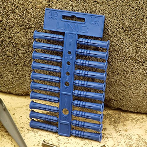 WALL PLUGS AND SCREWS BRICK STONE CONCRETE NYLON UNIVERSAL PLASTIC - View #9