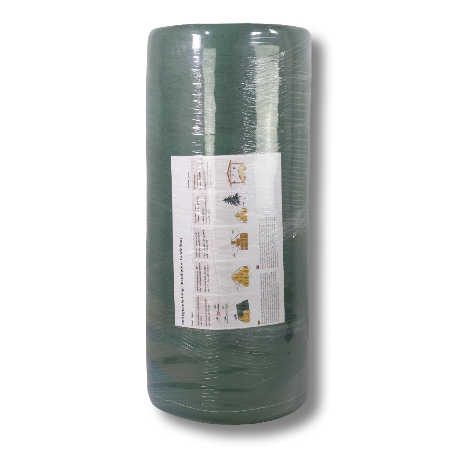 AGRIplus Telo di Copertura, 10,4 x 25 m (260 m²), 140 g/m², Tessuto di Paglia, Versatile, Estremamente Resistente allo Strappo per Una Protezione a Lungo Termine, Resistente ai Raggi UV