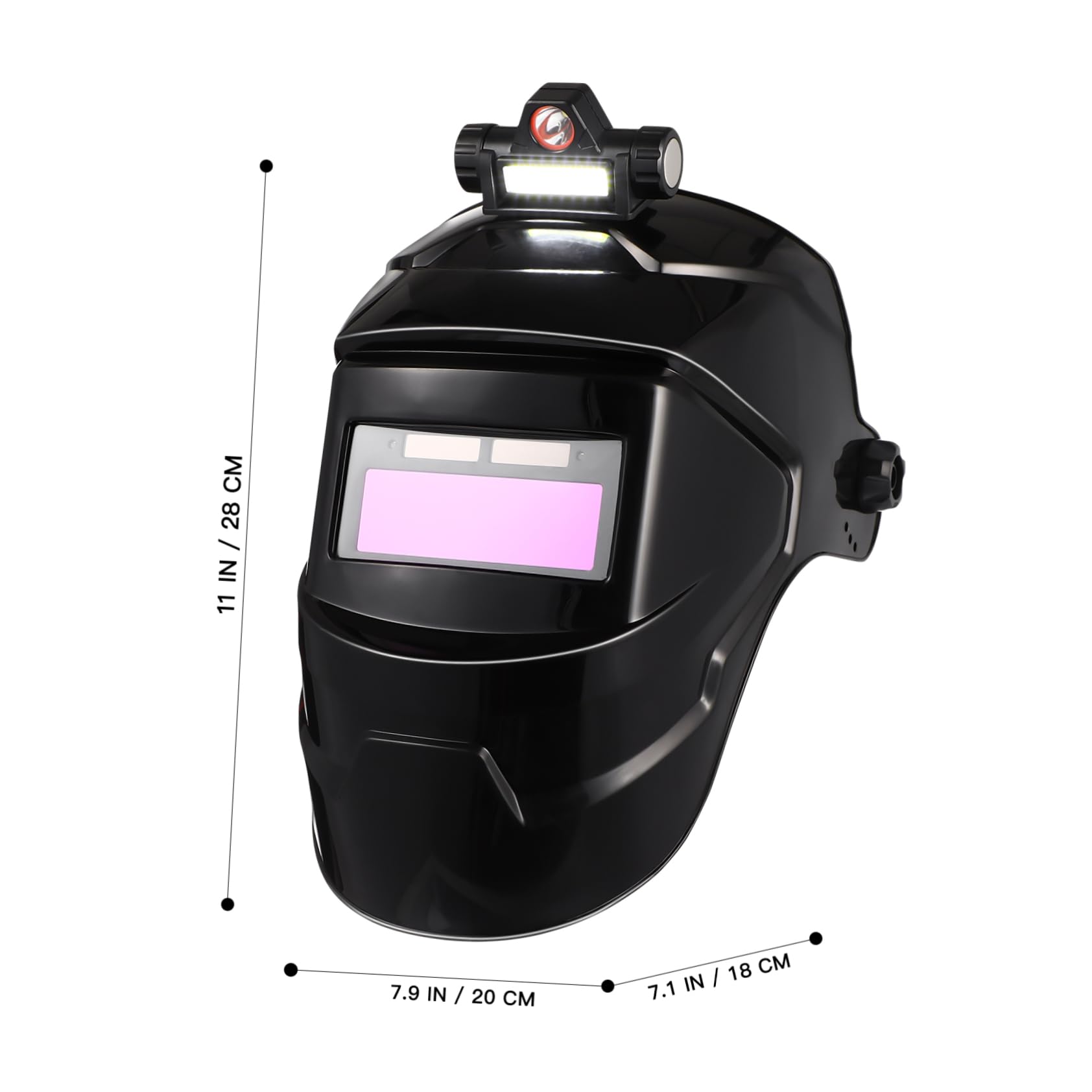 Ciieeo Head-mounted Welding Helmet Auto Darkening Welder Mask Solar Power Large Viewing Screen Design