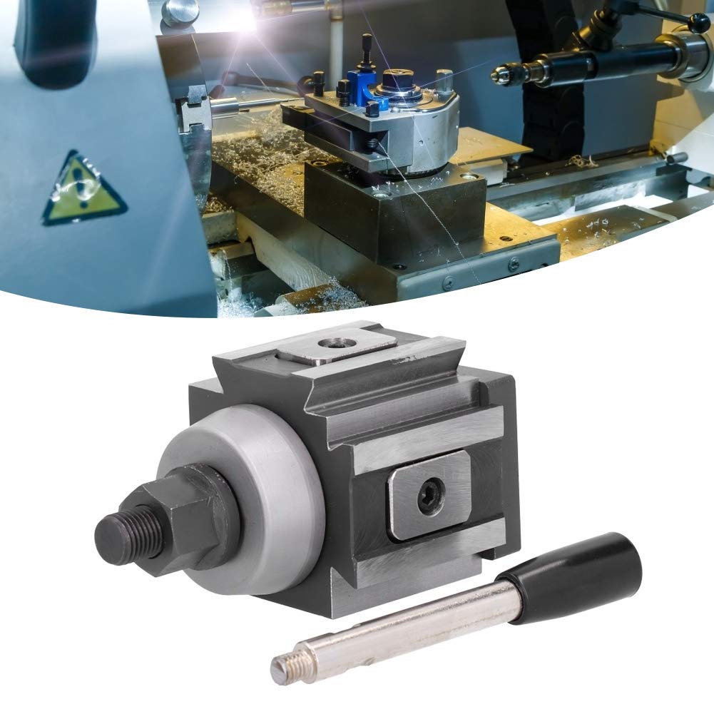 Tornio CNC Portautensili Portautensili a Cambio Rapido Supporto per Tornio a Colonna a Pistone AXA Portautensili per Tornio CNC 6-12 Pollici 250-100 con Struttura di Bloccaggio a Pistone ed