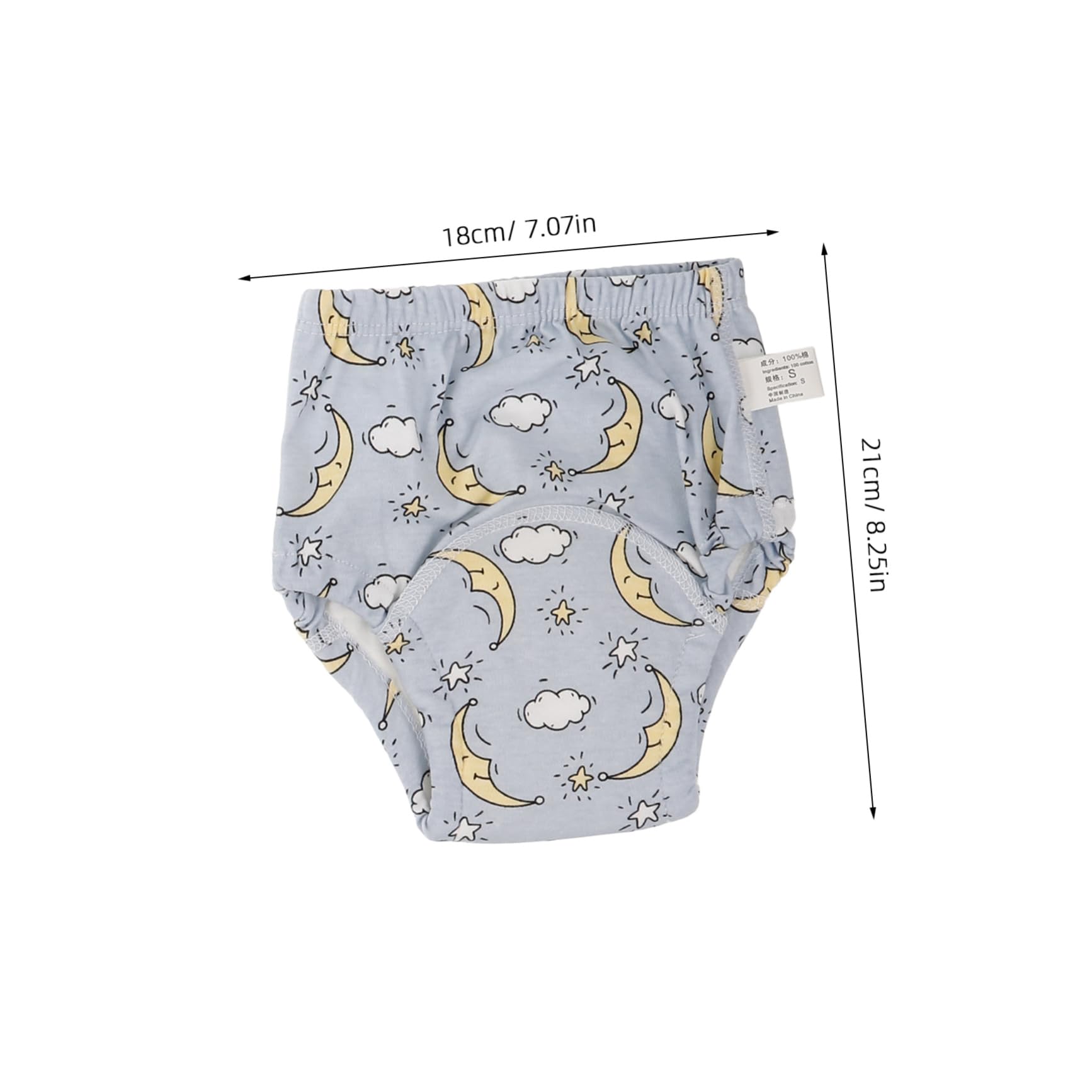 6 Stück-pack Wiederverwendbare Babywindelhosen aus Baumwolle Auslaufsicher Waschbar für 0-9kg Töpfchentraining für Babys