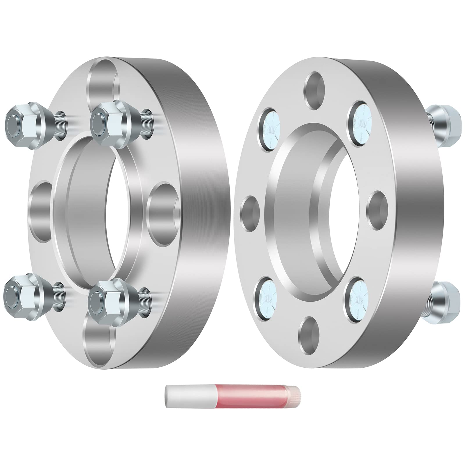 ECCPP 2PCS 4x110 Wheel Spacers 4 Lug 1 inch 25mm 4x110mm 74mm 10x1.25 for Bear Tracker Big Bear Bruin Kodiak Rhino 2009-2014 for Grizzly 350 450 550 700