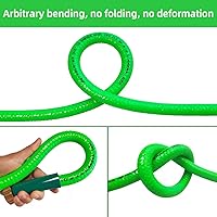 Vista 5 de Persevere Garden Hose Heavy Duty Water Hose Kink Free Watering Hose Soft Farm Hose for Watering Lawn, Yard, Garden, Car Washing and Home Cleaning
