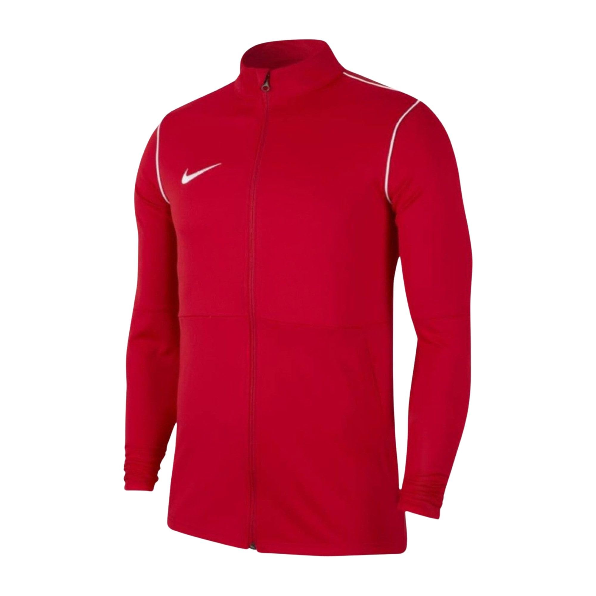 Nike FJ3026-657 Y NK DF PARK20 TRK JKT K R Jacket Unisex UNIVERSITY RED/WHITE/WHITE Size XL