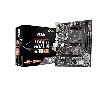 Amazon.com: MSI Pro Max AMD A320 AM4 Micro ATX DDR4-SDRAM