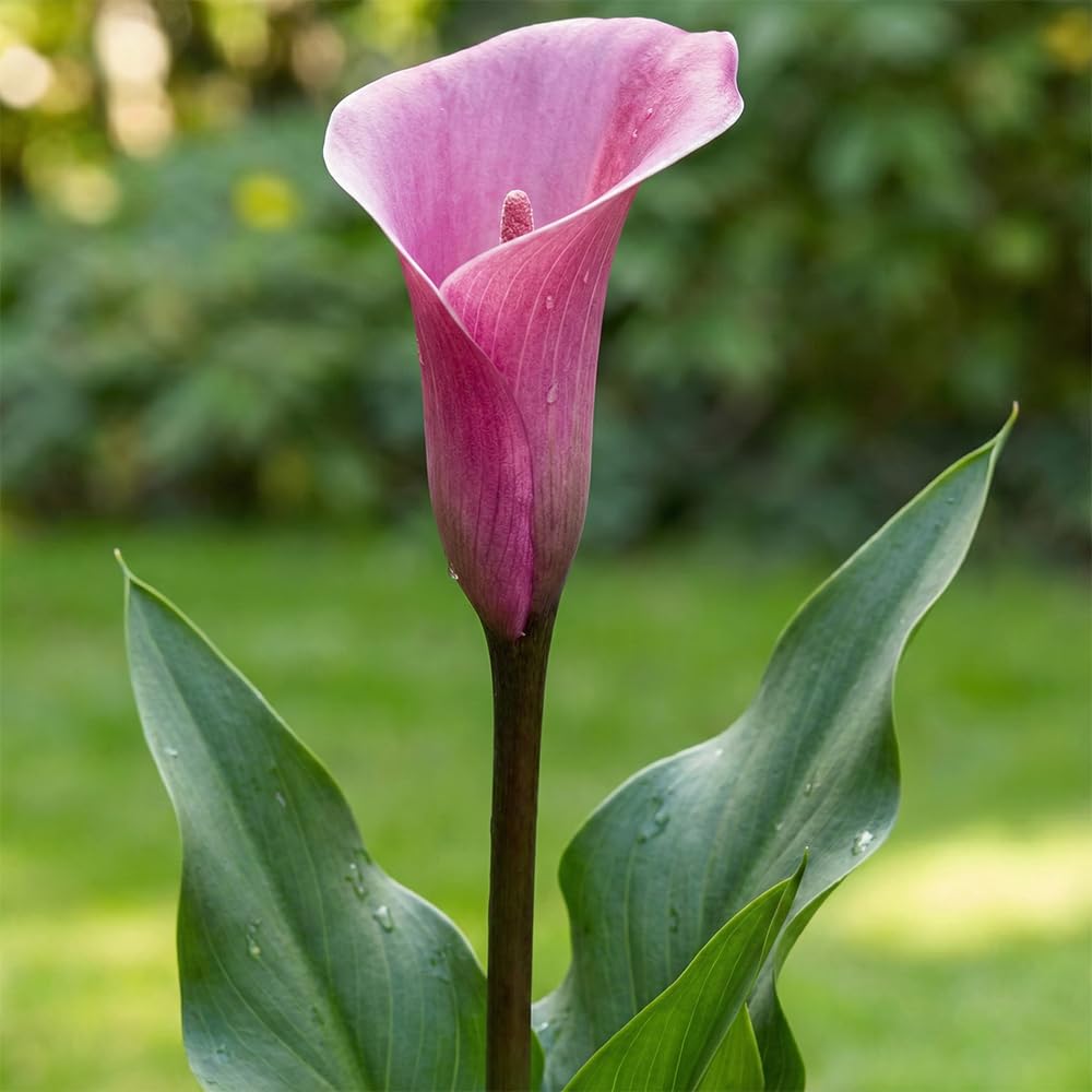 Calla Lys violets noirs rouges 5 bulbes hollandais grands pour pot