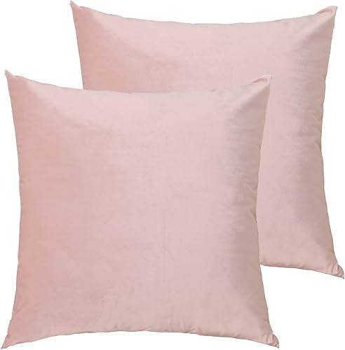 Miniatura 7 de MZPSO Juego de 2 fundas de cojín cuadradas decorativas de terciopelo súper suaves y sólidas, para sofá, dormitorio o automóvil, 18 x 18 pulgadas,