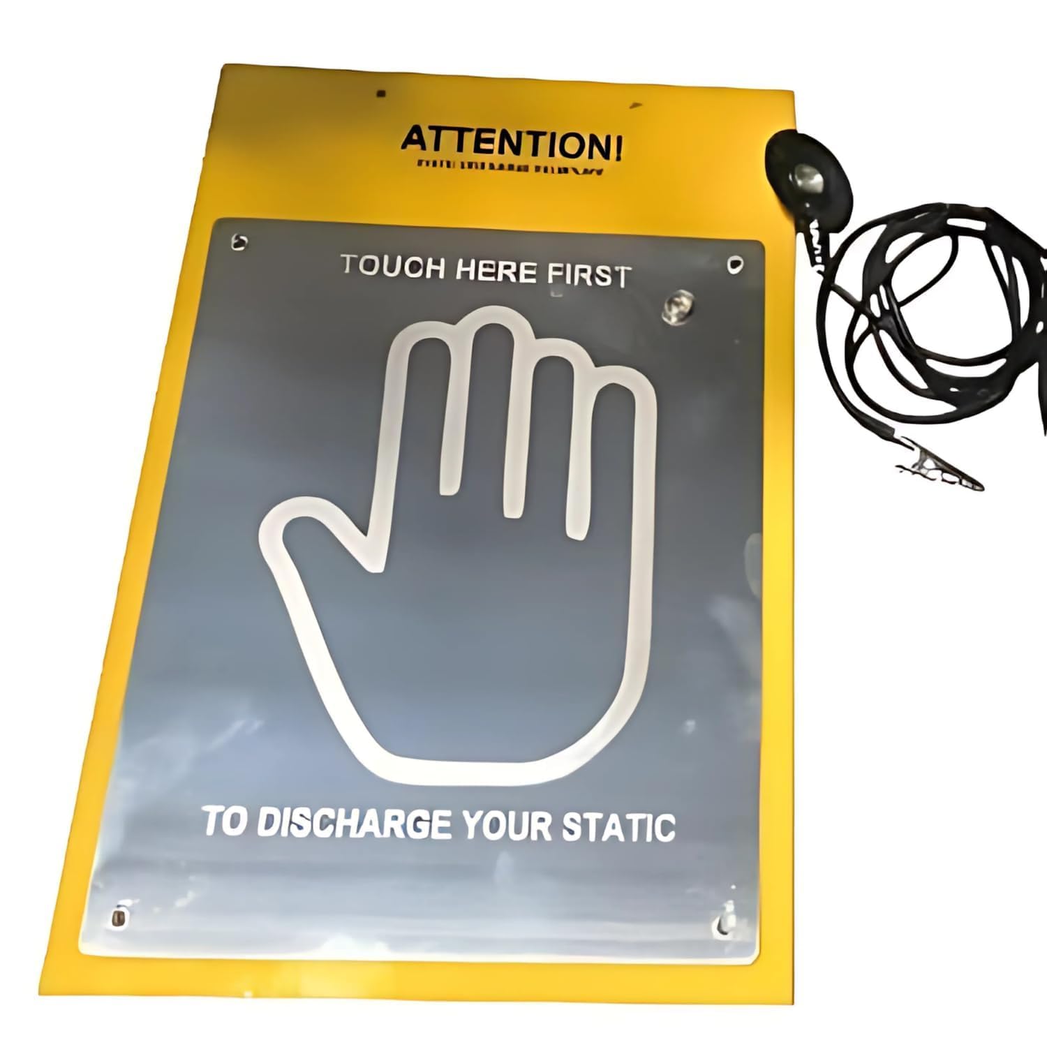 SUPREME ESD Safe - Static Discharge Palmplate & Cord Set, (Touch Plate Size 20x25 CM) Pack of 1 Pcs-image-29