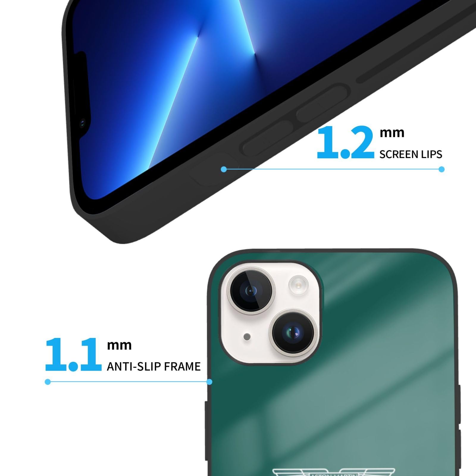 Amazon.co.jp: アストンマーティン2 全面保護 Iphone 14 Pro Max