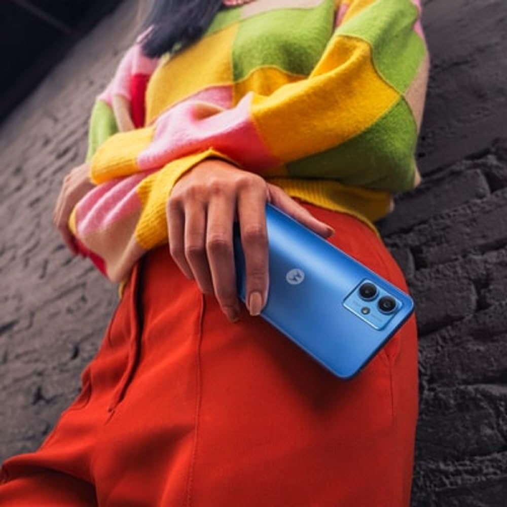 Motorola moto g14 (8/256 GB espandibile, Doppia fotocamera 50MP, Display 6.5" FHD+, Unisoc T616, batteria 5000 mAh, Dual SIM, Android 13, Cover Inclusa), Blu (Blue)