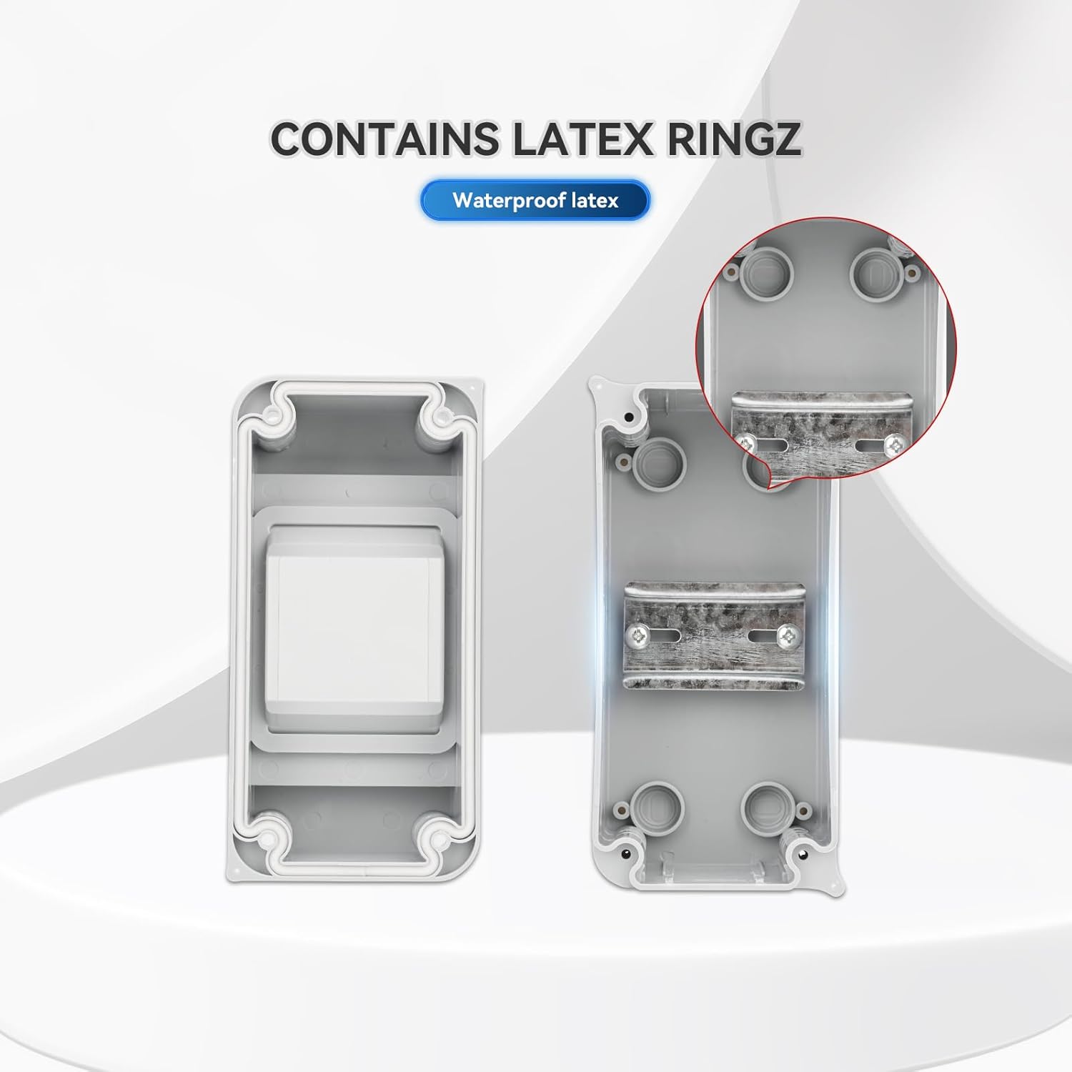 MOLLOM 3 Way Circuit Breaker MCB Distribution Protection Box with DIN Rail, IP65 Waterproof,for Indoor and Outdoor - Image 5