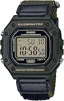 Vista 4 de Casio W218H Series Men’s Digital Watch 50M WR 1/100 Second Stopwatch 100 SEC Chronograph LED Backlight Countdown Timer Daily Alarm