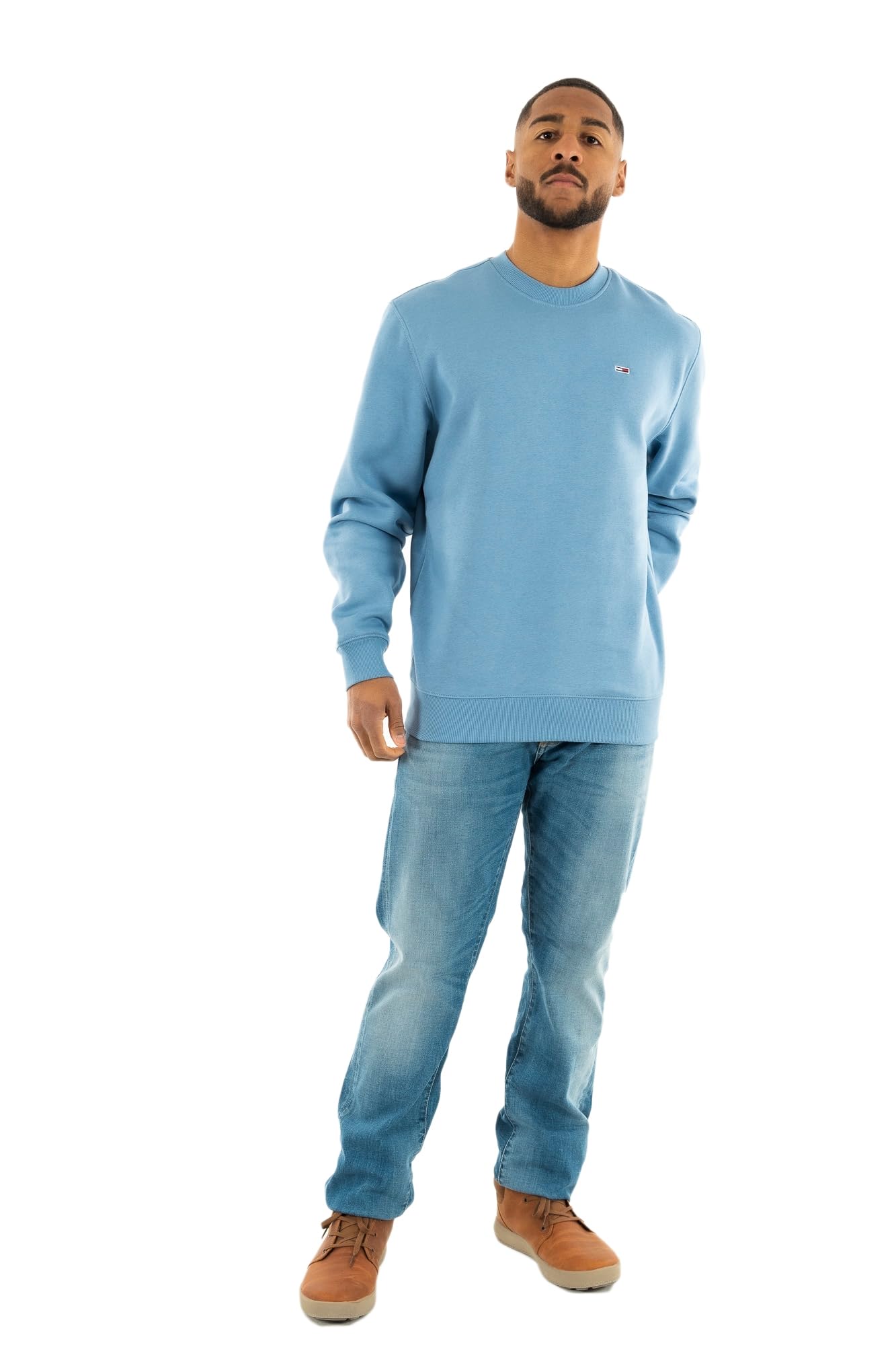Tommy Jeans Sudadera Hombre Regular Fit Flag Fleece con Cuello Redondo — view 20