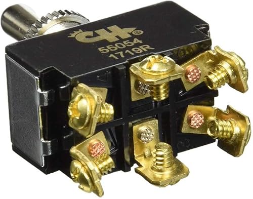 Cole Hersee 55054-BP Interruptor de palanca DPDT (Momentario)