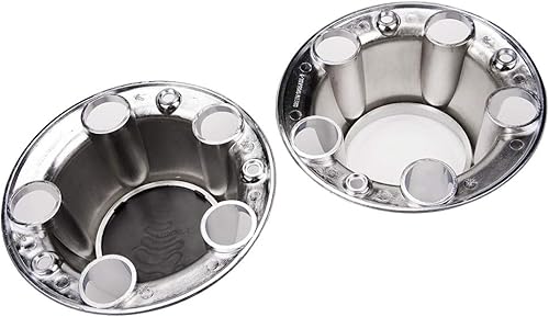 Miniatura 5 de G-PLUS Tapacubos de rueda cromados de repuesto para Ford F150 1980-1996 Truck Bronco Van 4x4 delantero 4WD (incluye 12 tornillos de montaje)