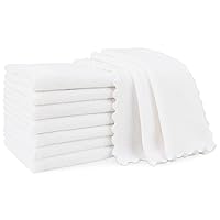 Vista 1 de Orighty Paños para eructos para bebés, paquete de 8 - Súper suaves y absorbentes paños para eructos de coral para bebés, 20x10 pulgadas, toallas