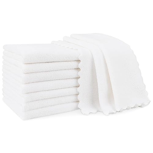 Orighty Paños para eructos para bebé, paquete de 8  Paño para eructos de forro polar coral súper suave y absorbente, 20 x 10 pulgadas, alfombras