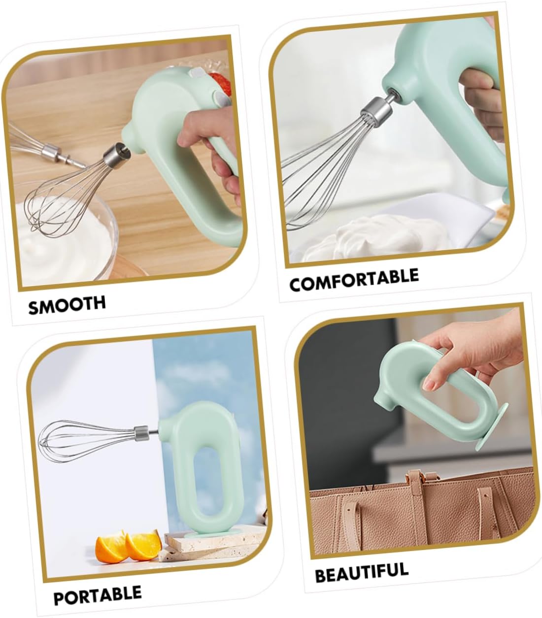 Egg Whisk Electric Handheld Mixer Multipurpose Kitchen Gadget for Egg Cream