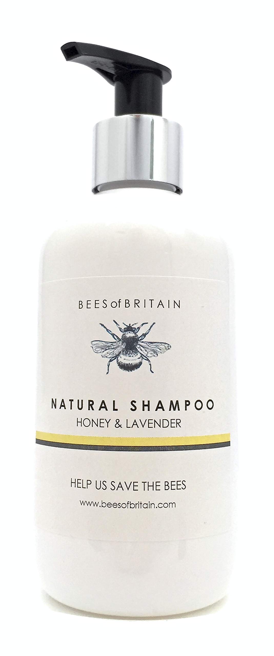 Buy 99 Natural SHAMPOO HONEY & LAVENDER 250ml by BEES of BRITAIN No Sulfates, No Parabens