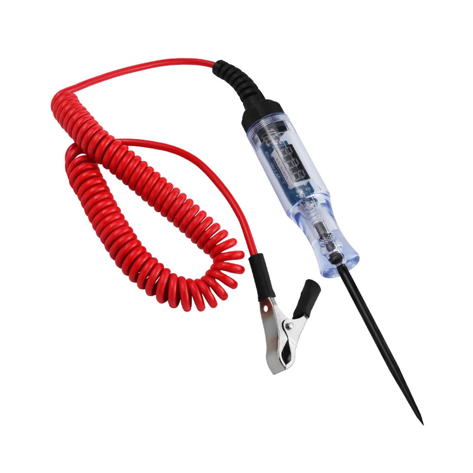 Apglsxy Green/Light Automobile Digital Potential Tester With Led Display And 2 Spring Wire For Car Marine Motorbike Electrical Assessment Impermeable Potential Transducer For Trucks