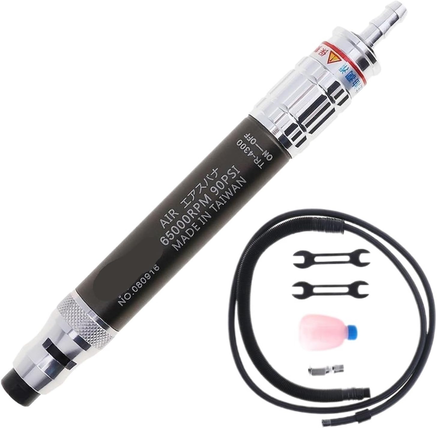 1/4" Mini High-Speed Pneumatic Grinding Machine Pen with Air Tube for Hardware Mold/Steam Locomotive