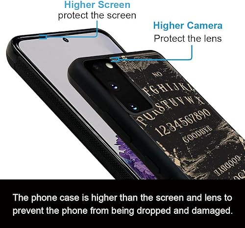 Miniatura 3 de DAIZAG Funda compatible con Samsung Galaxy S20 FE, tablero de Ouija Witchy para niños y niñas, suave y delgado, gráfico de TPU a prueba de golpes,