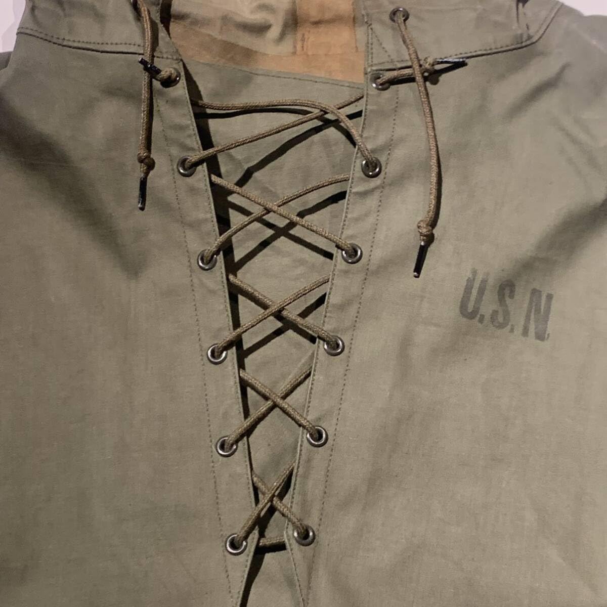 美品 希少 50s 米軍実物 USN デッキパーカー 42 美品 希少 50s 米軍実物 USN デッキパーカー 42 - メルカリ