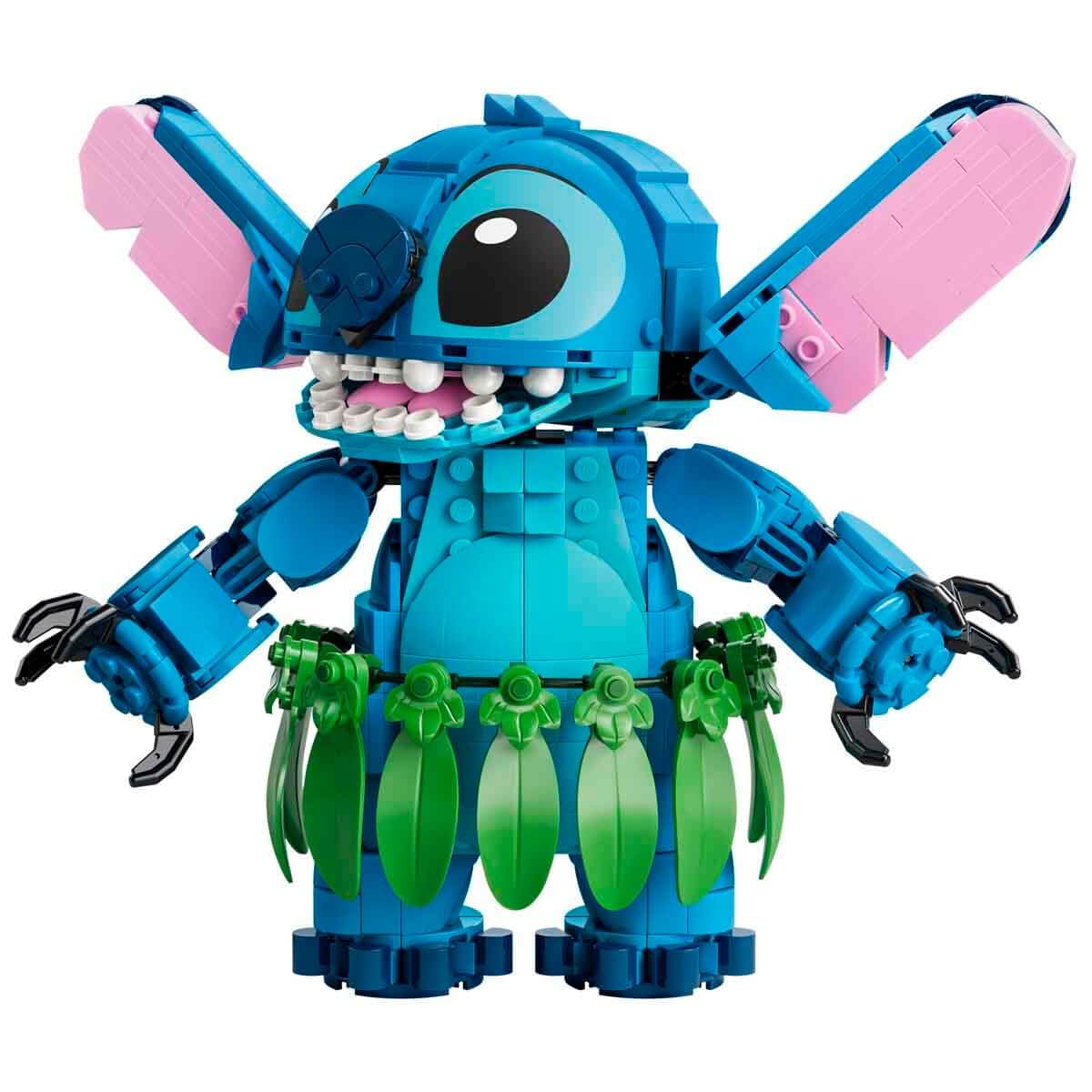 LEGO ǀ Disney Stitch i Strupka 43296 | Kolekcjonerskie figurki Disneya, zabawka dla 9-latki, prezent dla dziewczynki i chłopca, klocki dla dzieci, 713 elementów