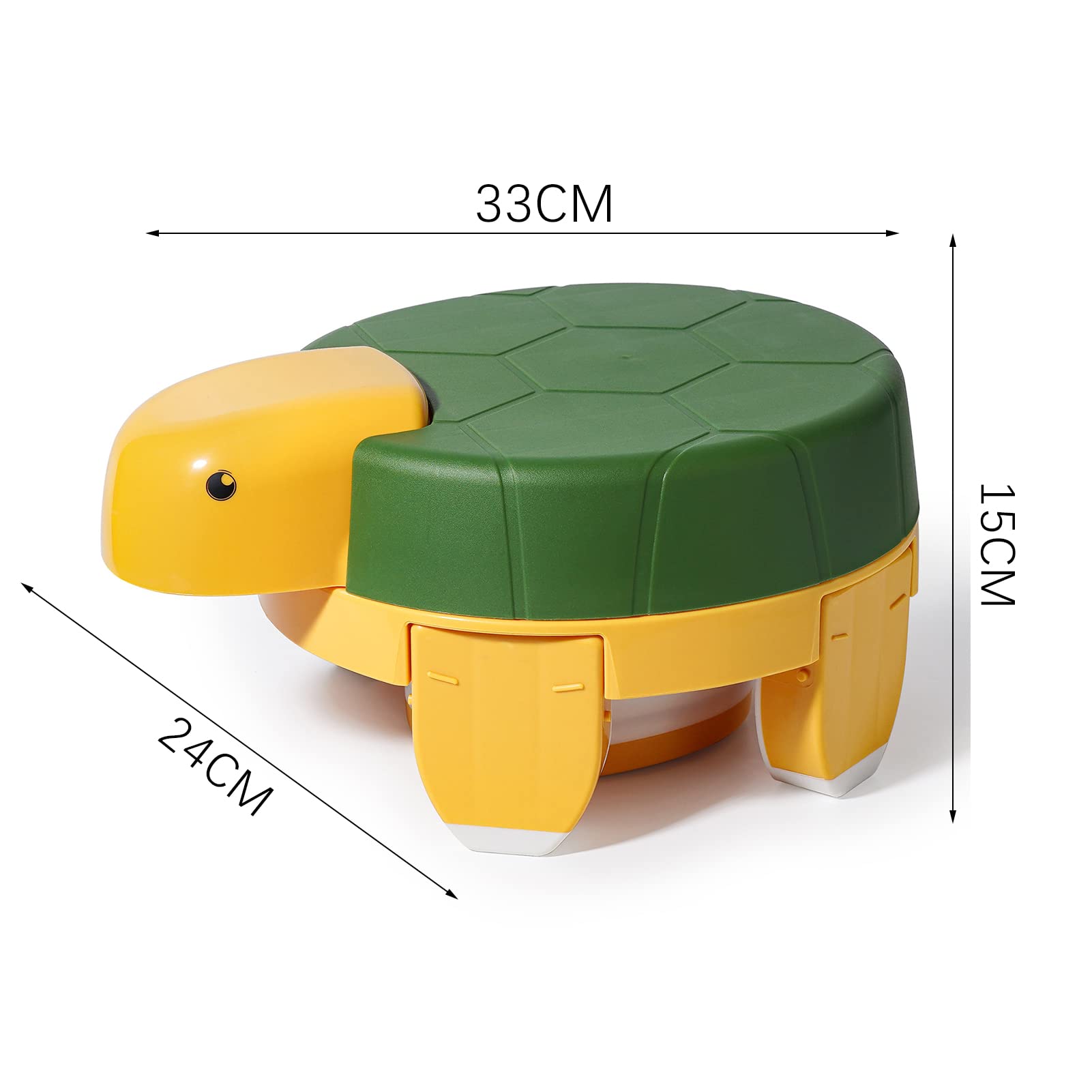 Asiento de inodoro portátil para entrenamiento de orinal, orinal de viaje para niños pequeños, inodoro plegable 4 en 1 para niños y niñas, para llevar el orinal de bebé, silla de orinal para