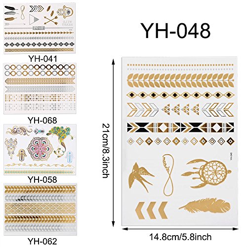 Metallic Temporary Tattoos - Image 2