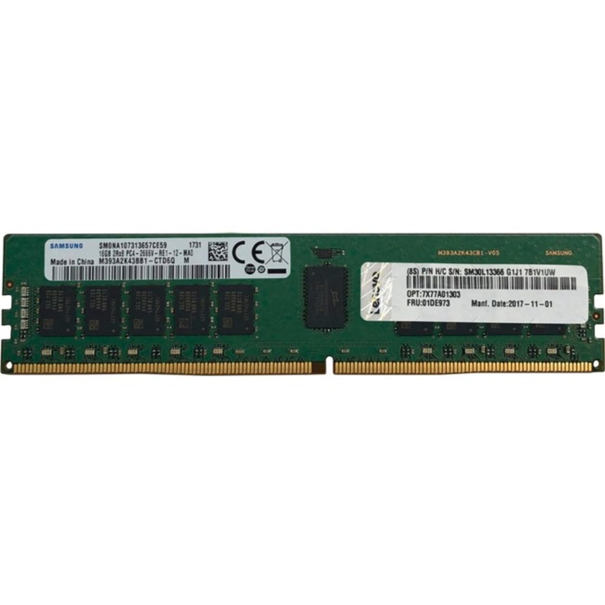 Amazon | Lenovo(旧IBM) 7X77A01302 16GB TruDDR4 2666MHz (1Rx4 1.2V