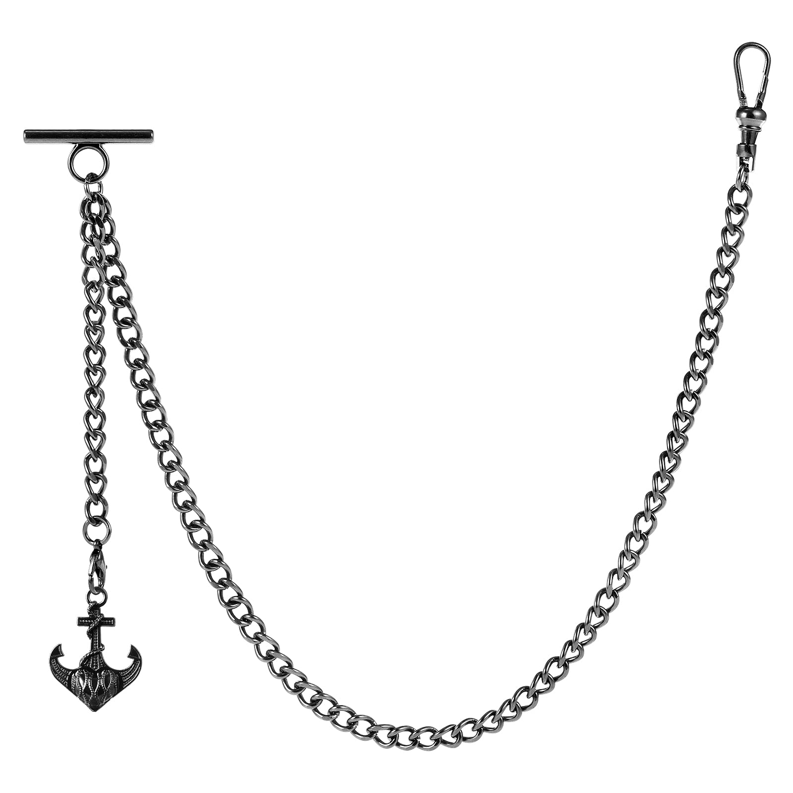 ZTA Albert Taschenuhr Kette Für Herren - Vintage Westenkette Mit Keltischem Knoten