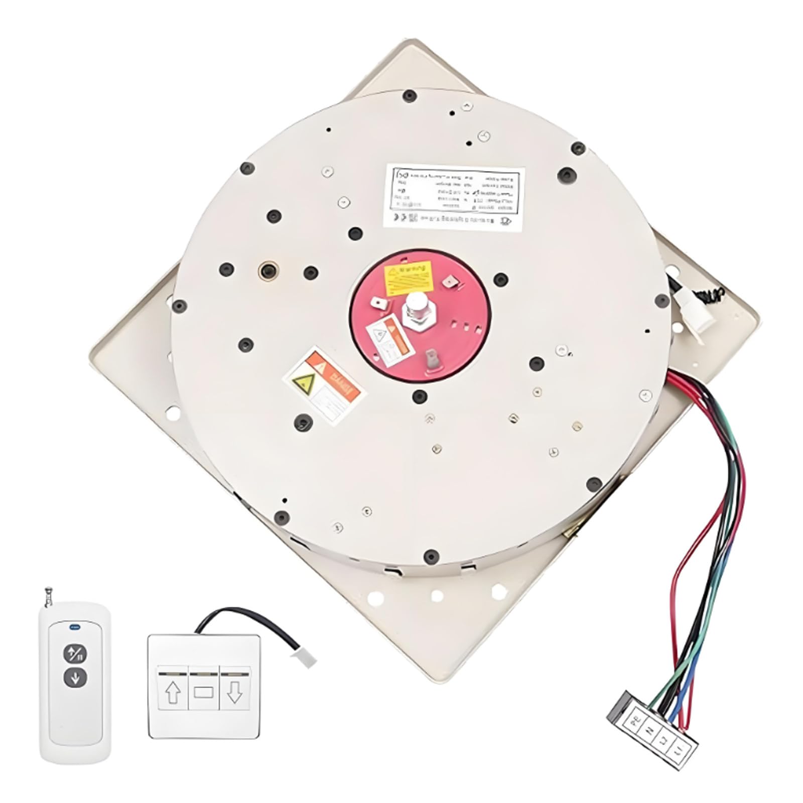 HYJAUSXB Electric Ceiling Hoist System with Remote Control for High Lamps and Chandeliers