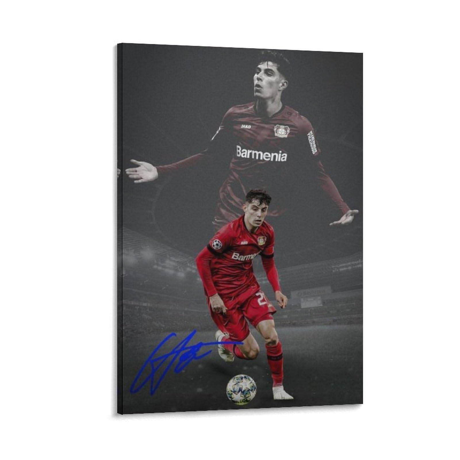 Fcoin Frame-Style Kai Havertz Canvas Poster Poster Painting Canvas Wall Art Living Room Posters Painting 20X30inch(50X75cm)
