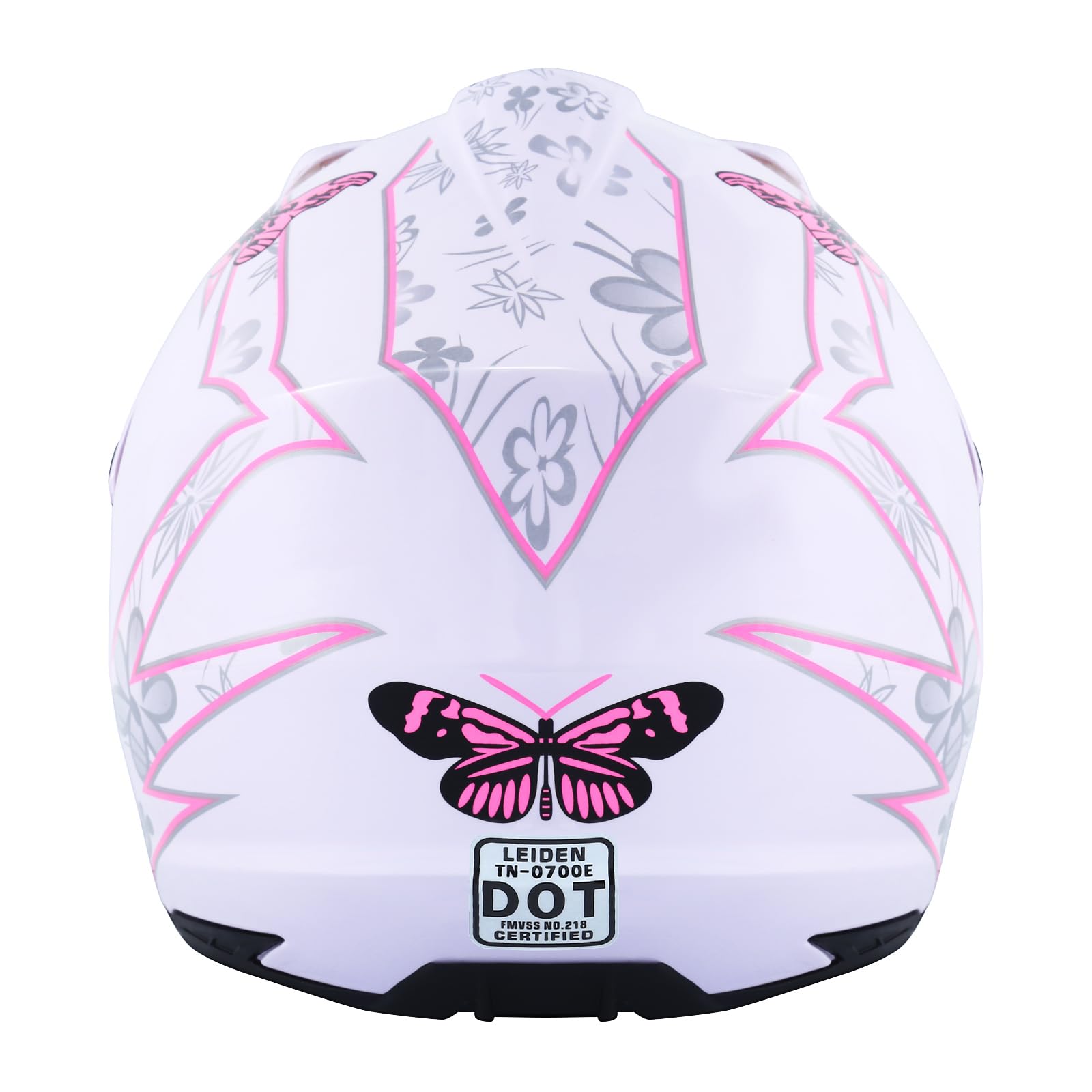 Samger Dot Enfant Casque Hors-Route Casque Motocross Dirt Bike Casque de Moto avec Gants+Lunettes(Blanc,L) | Dirt Bike Casque de Moto
