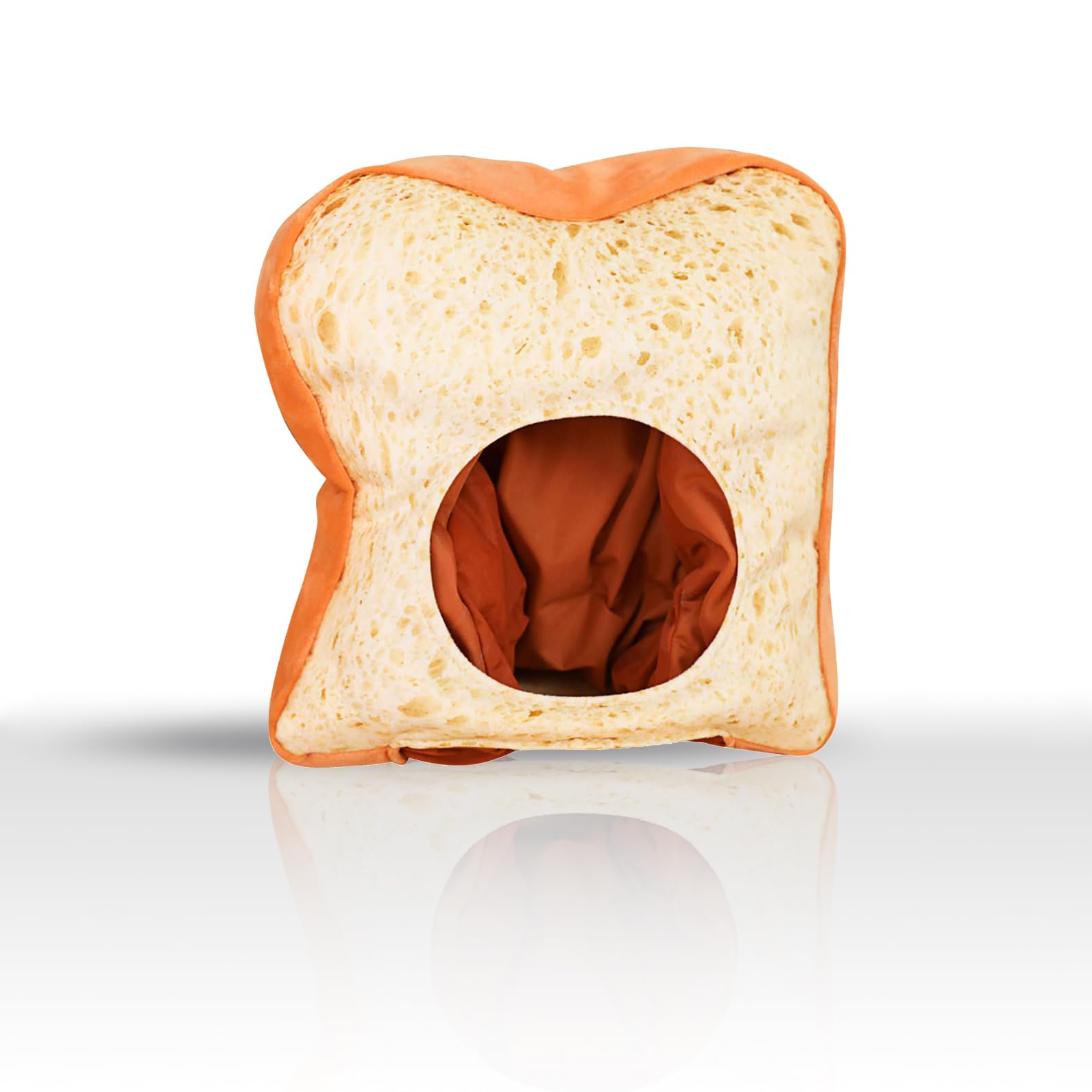 Bread Hat Funny Novelty Plush Hat for Dress Up and Cosplay, Perfect for Halloween Christmas Party Costumes, Waterproof and Sweatproof for All Weather Use - Yosten