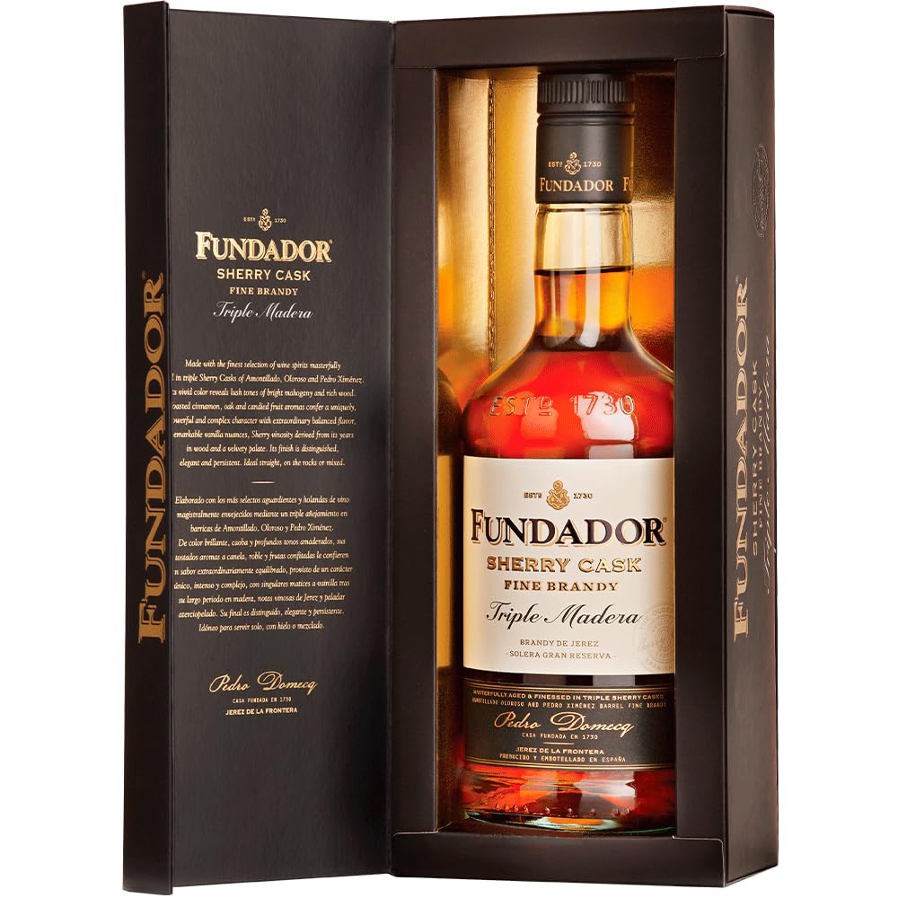 Fundador Triple Madera Brandy de Jerez Solera Gran Reserva 38% 70 cl