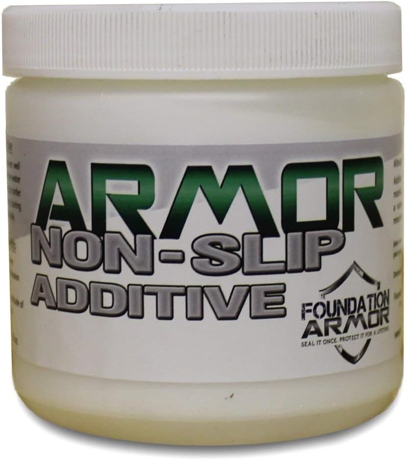 Armor Fine Non Slip Additive for Slip Resistant Acrylic Sealers, Epoxy Coatings, and Urethane Coatings - for Up to 5 Gallons